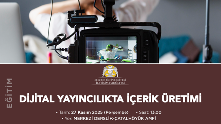 'Dijital Yayıncılıkta İçerik Üretimi' Eğitimi